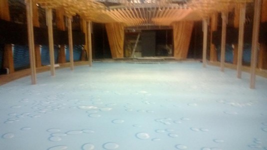 Geo&Geo by Chemical Paint Srl palco di Geo&Geo in resina