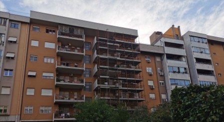 Facciata con pittura al quarzo