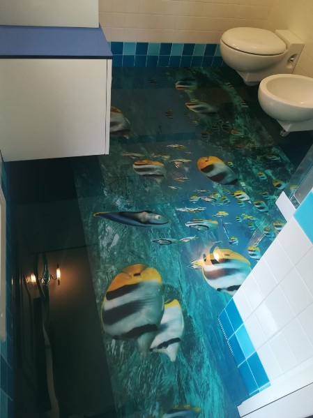 bagno 3d bagno in resina 3D